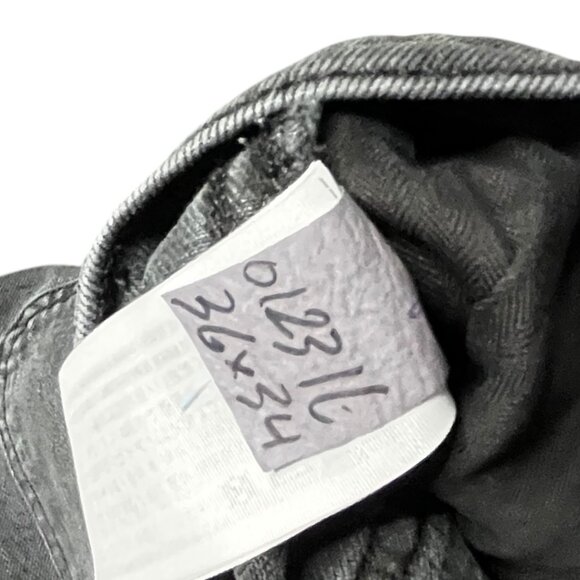 Abercrombie & Fitch Jeans Mens LABELED 36x34 Faded Black Athletic Loose Vintage - Picture 7 of 10